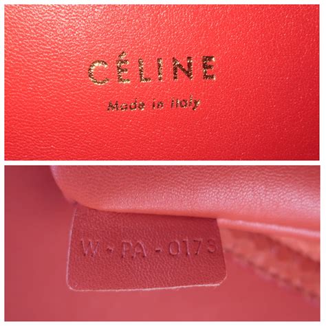 fake celine label|serial number for celine bags.